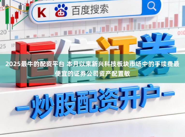 2025最牛的配资平台 本月以来新兴科技板块市场中的手续费最便宜的证券公司资产配置敏