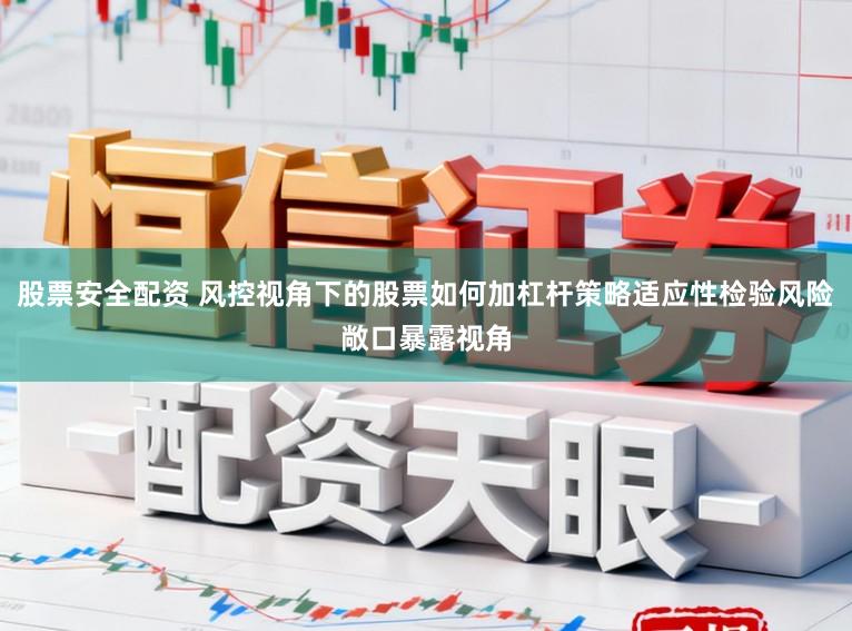 股票安全配资 风控视角下的股票如何加杠杆策略适应性检验风险敞口暴露视角